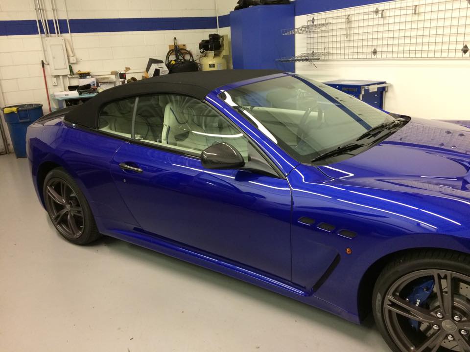 Custom K40 Police Laser Jammers and Hidden Radar Receiver Side Installed on 2015 Maserati MC Sport in Eden Prairie, MN
