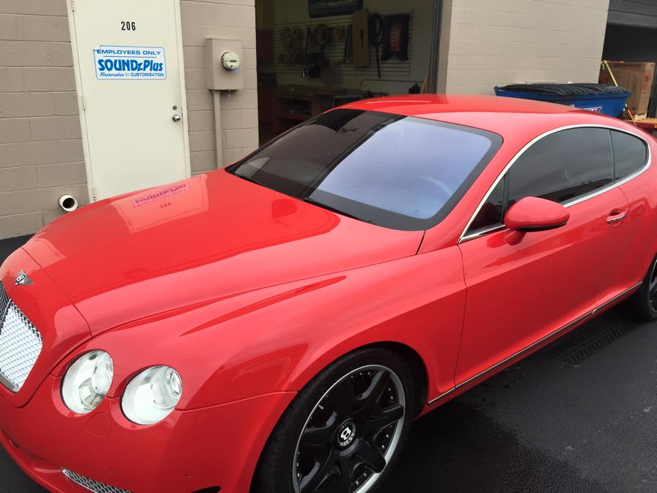 Custom K40 Police Laser Jammers and Hidden Radar Receiver Side Installed on 2007 Bentley Continental GT in Naperville, IL