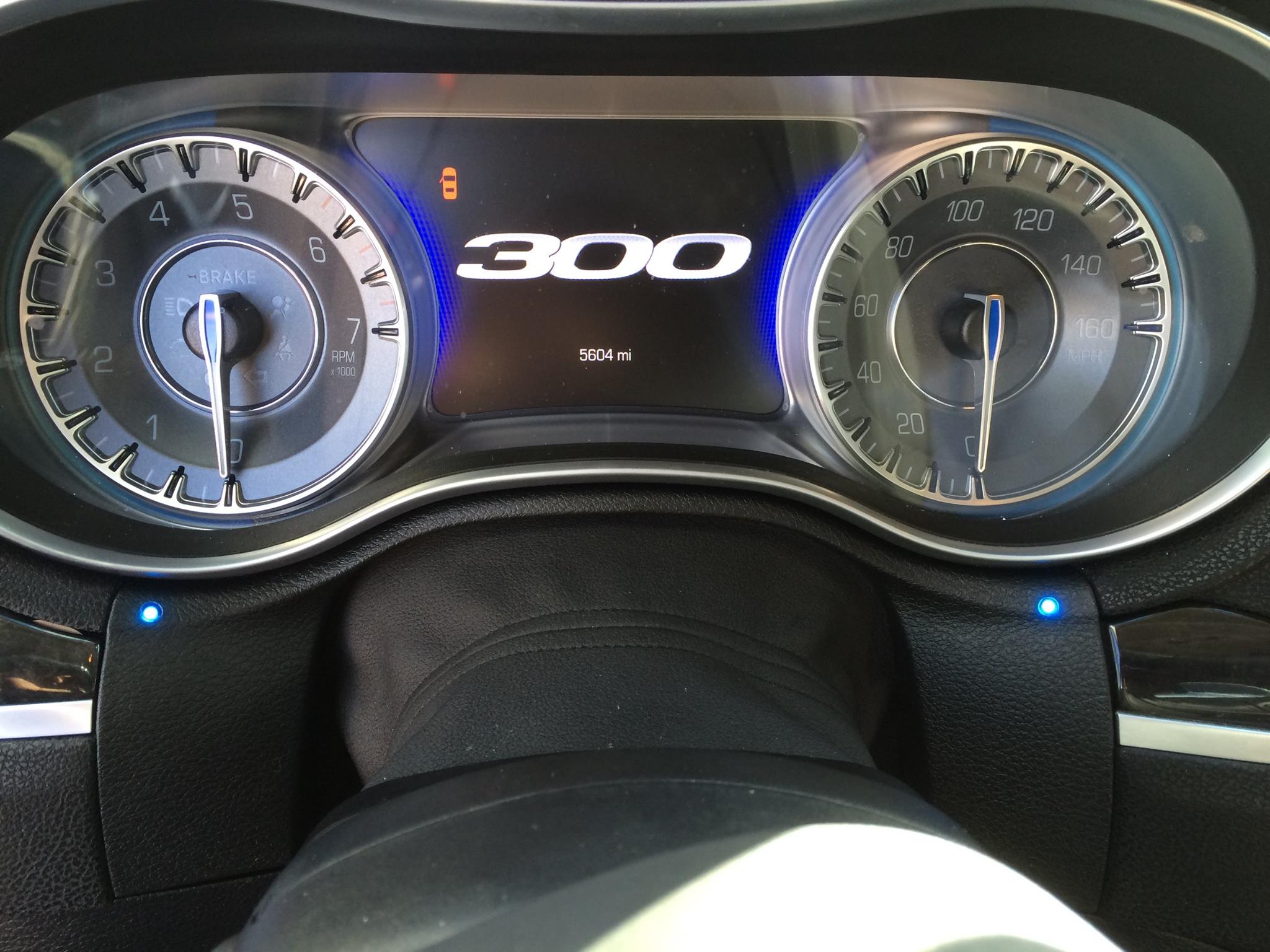 Custom K40 Police Radar Detector Alert LED's Installed on 2015 Chrysler 300 in Pompano Beach, FL
