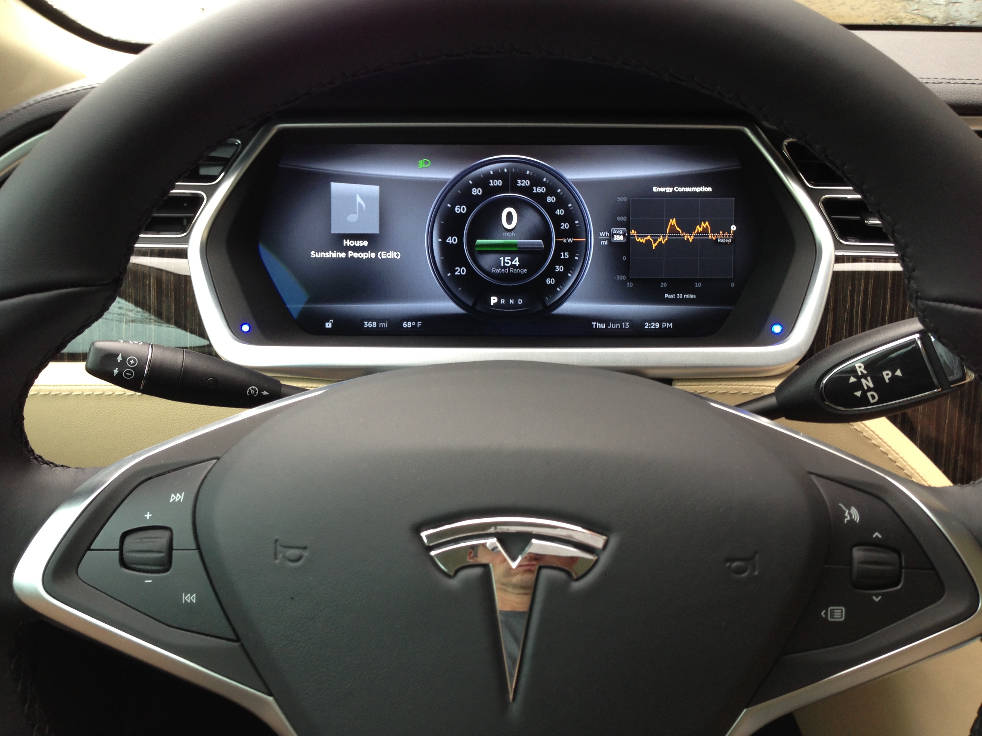 Custom K40 Police Radar Detector Alert LED's and Speaker Installed on 2013 Tesla Model S P85 in Allston, MA