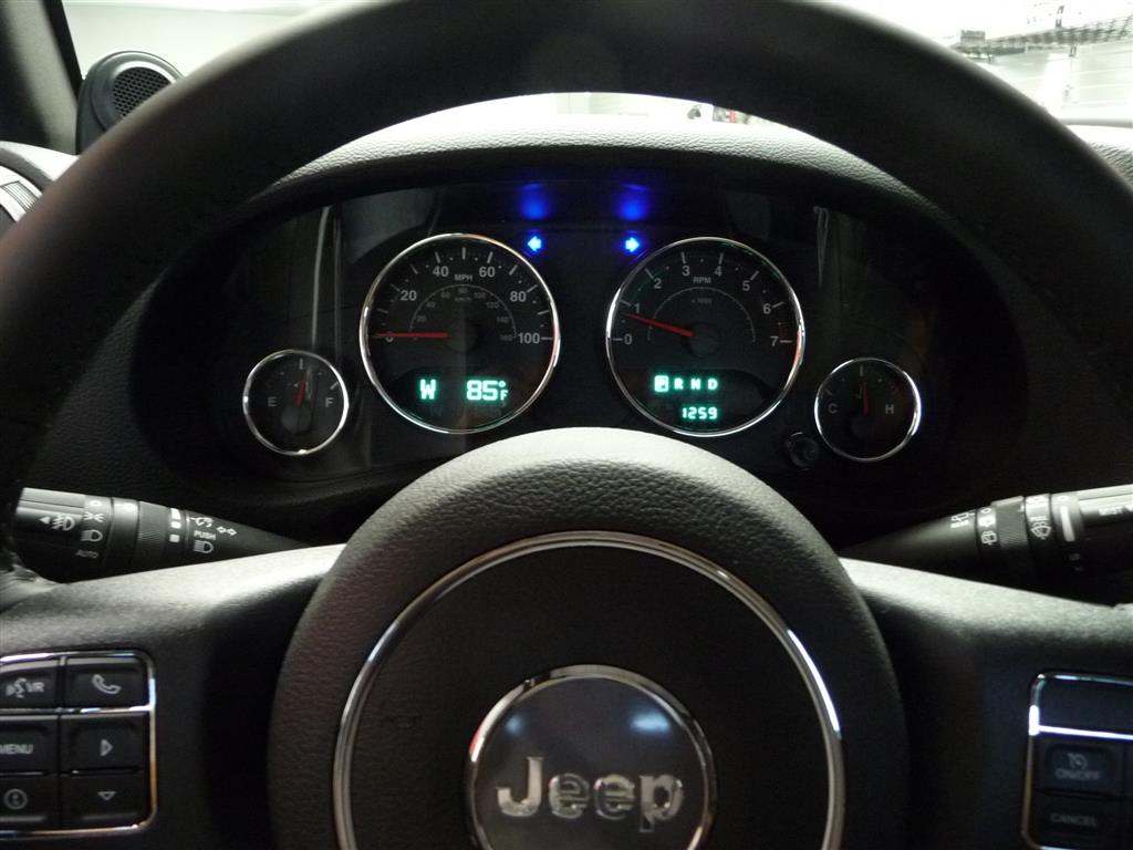 Custom K40 Police Radar Detector Alert LED's Installed on 2015 Jeep Wrangler in Union City, CA