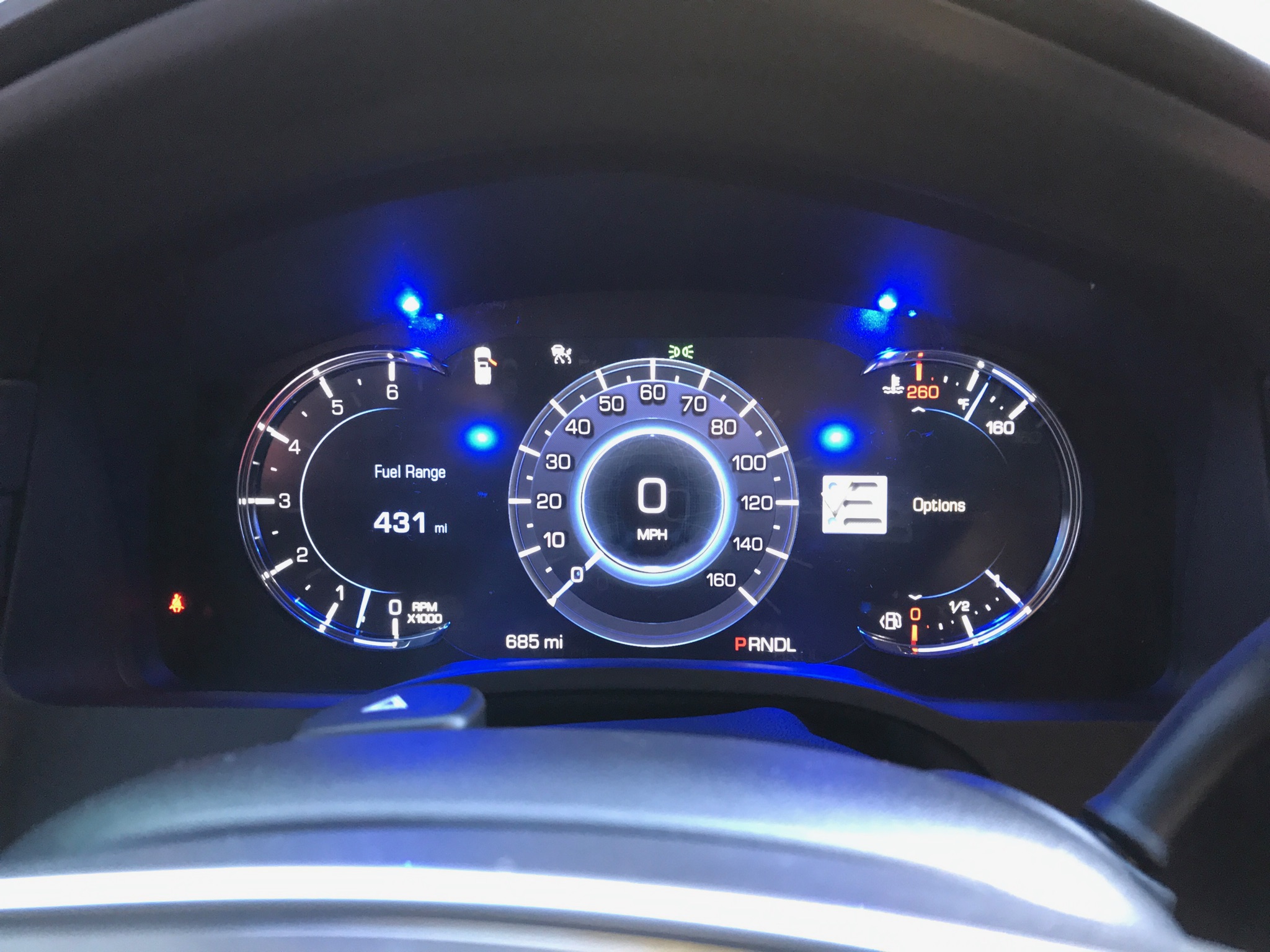 K40 Custom Installed Radar Detector and Police Laser Jammer Alert LED's In 2017 Cadillac Escalade In Lake Charles, LA