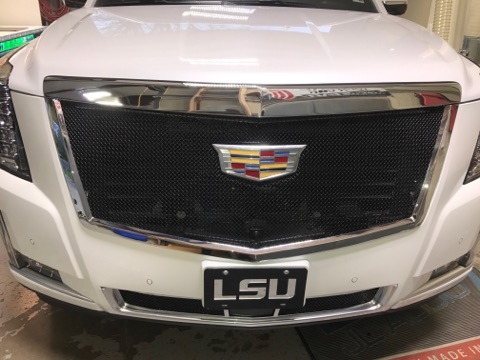 Custom K40 Police Laser Jammers and Hidden Radar Receiver Installed on 2017 Cadillac Escalade in Lake Charles LA