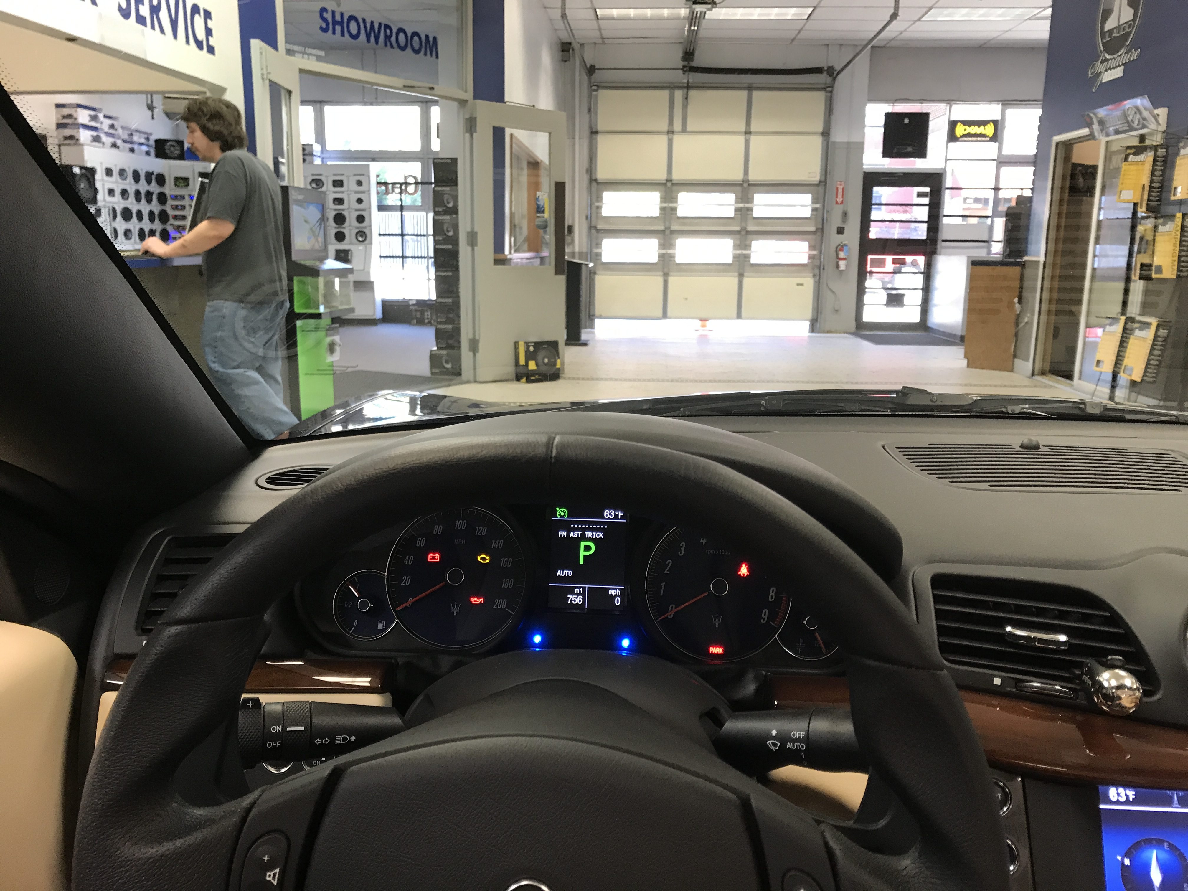 Custom K40 Hidden LEDs in Instrument Cluster Installed on a 2016 Maserati Gran Turismo in Des Moines IA