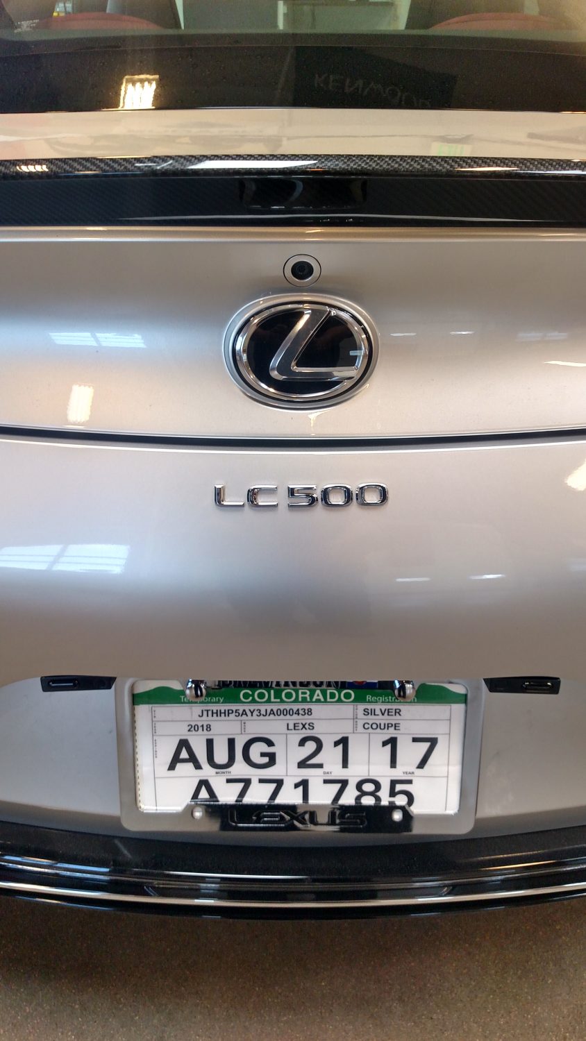 Custom K40 Police Laser Jammers and Hidden Radar Receiver Installed on a 2018 Lexus LC500 in Littleton CO