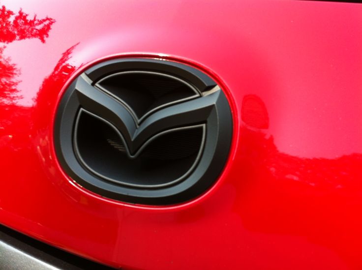 Black Mazda Emblem