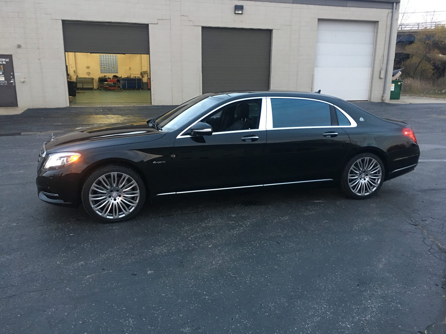 side view of a 2017 Mercedes Benz Maybach