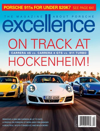 Excellence: The Magazine About Porsche magazine cover 11/2017