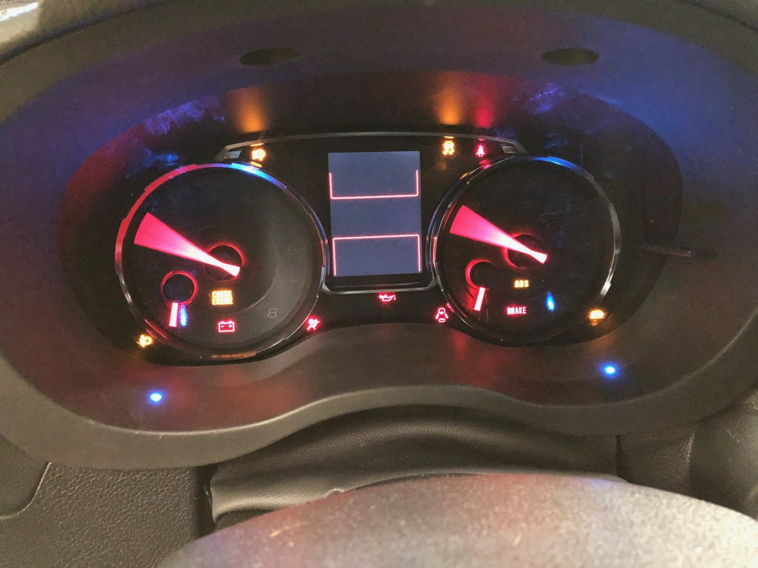 K40 radar detector blue alert leds on a 2018 Subaru WRX STI