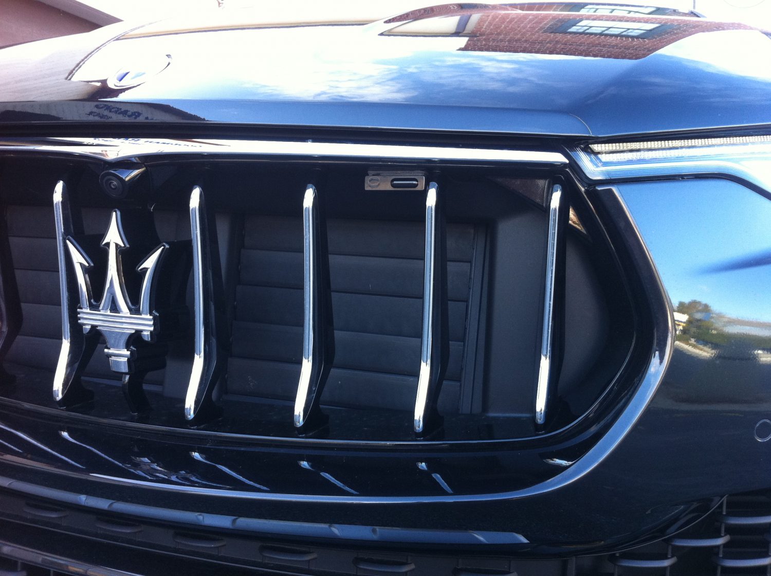 K40 front laser jammers on a 2018 Maserati Levante