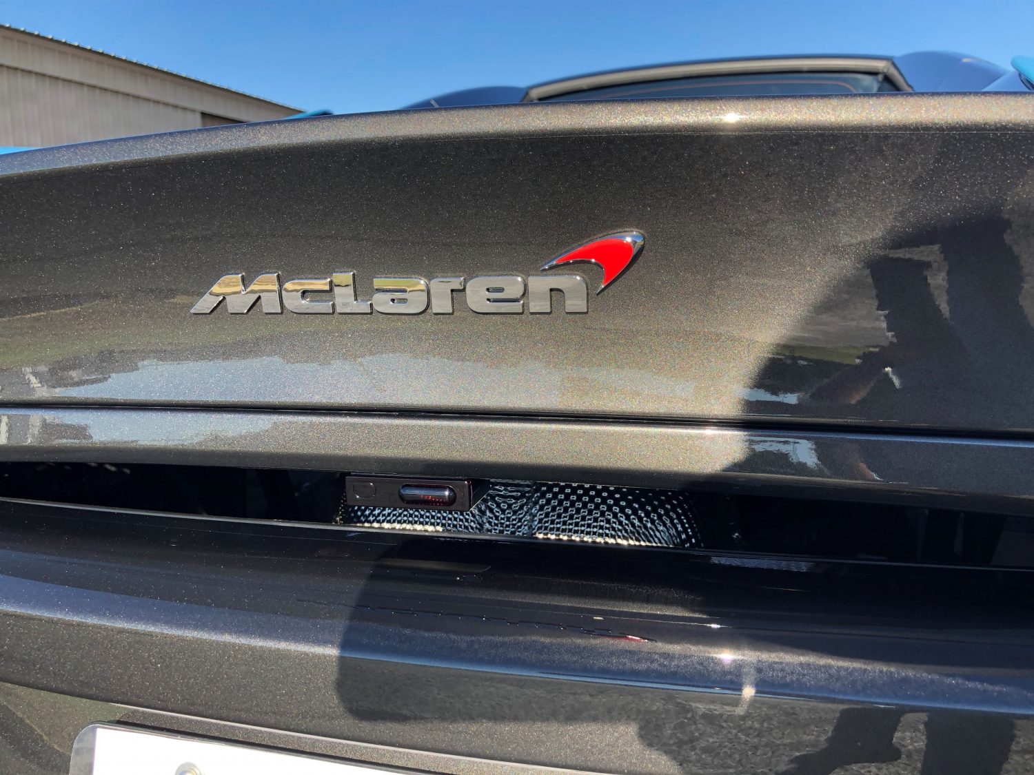 K40 Custom Hidden Laser Defuser installed on a 2018 McLaren 570S in Addison, TX