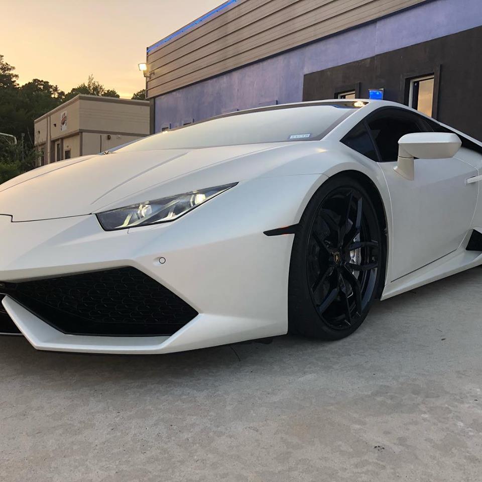 Custom K40 Police Laser Jammers and Hidden Radar Receiver Installed on 2017 Lamborghini Huracan in Conroe, TX