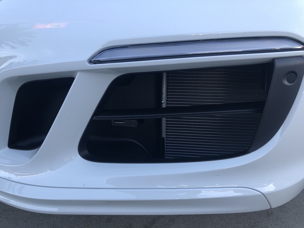 Custom K40 Police Laser Jammers driver side Installed on 2019 Porsche 911 Carrera S in Santa Margarita, CA