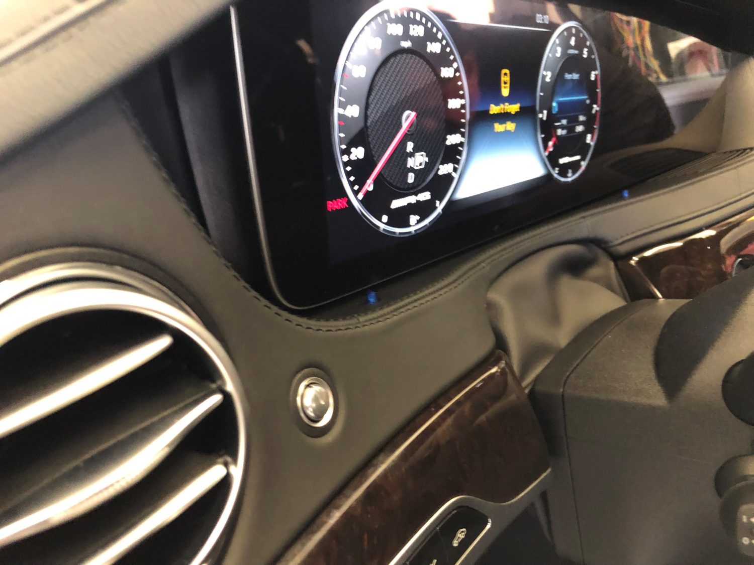 Custom K40 Police Radar Detector Alert LED's Installed on 2018 Mercedes Benz S65 AMG in Cary, NC