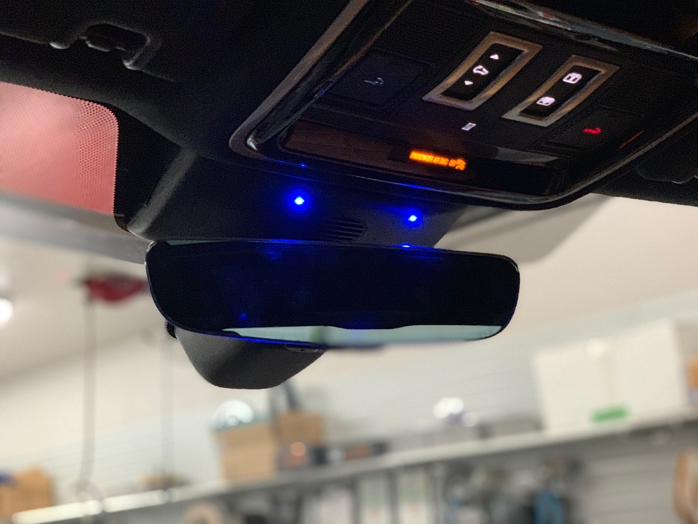 Custom K40 Police Radar Detector Alert LED's Installed on 2019 Range Rover Sport in Union City, CA