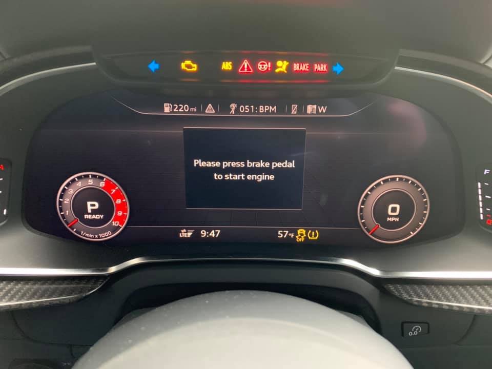 Custom K40 Police Radar Detector Alert LED's Installed on 2018 Audi R8 in Naperville, IL
