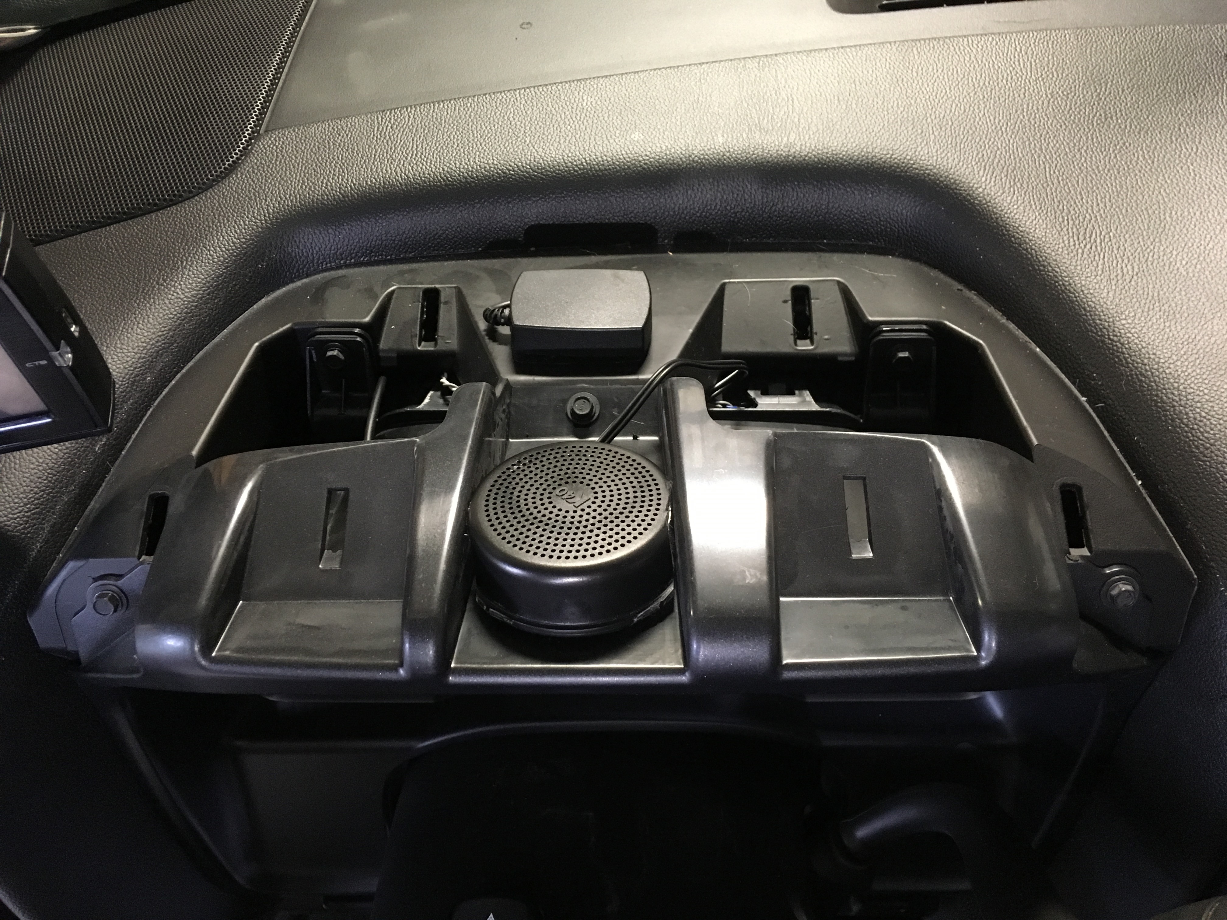 Custom K40 Radar Detector Alert Speaker on 2016 Chevrolet Silverado in Charlotte, NC