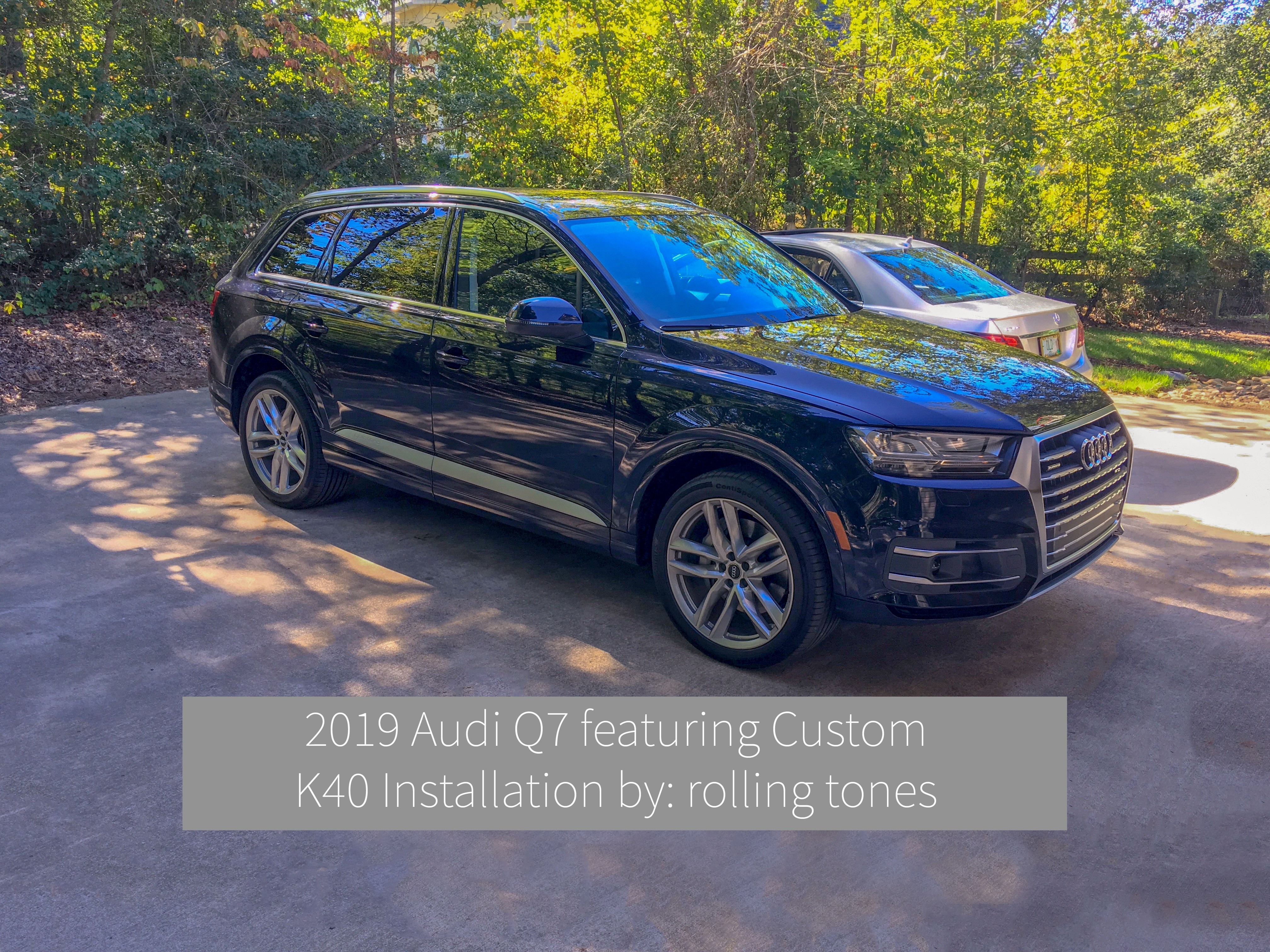 Custom K40 Police Laser Jammers and Hidden Radar Receiver Profile Installed on 2019 Audi Q7 in Charlotte, NC