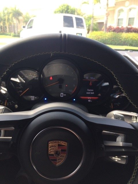 Custom K40 Police Radar Detector Alert LED's Installed on 2018 Porsche GT3 in Jacksonville, FL