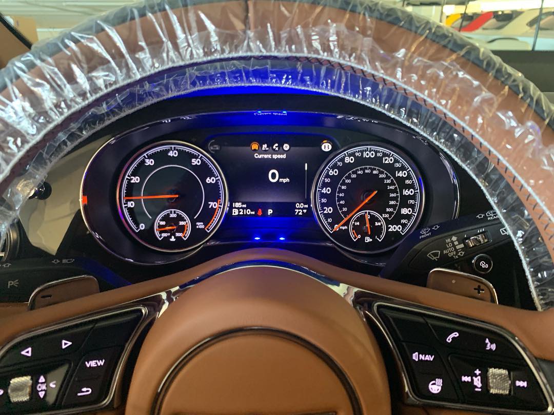 Custom K40 Police Radar Detector Alert LED's Installed on 2019 Bentley Bentayga in Boca Raton, FL