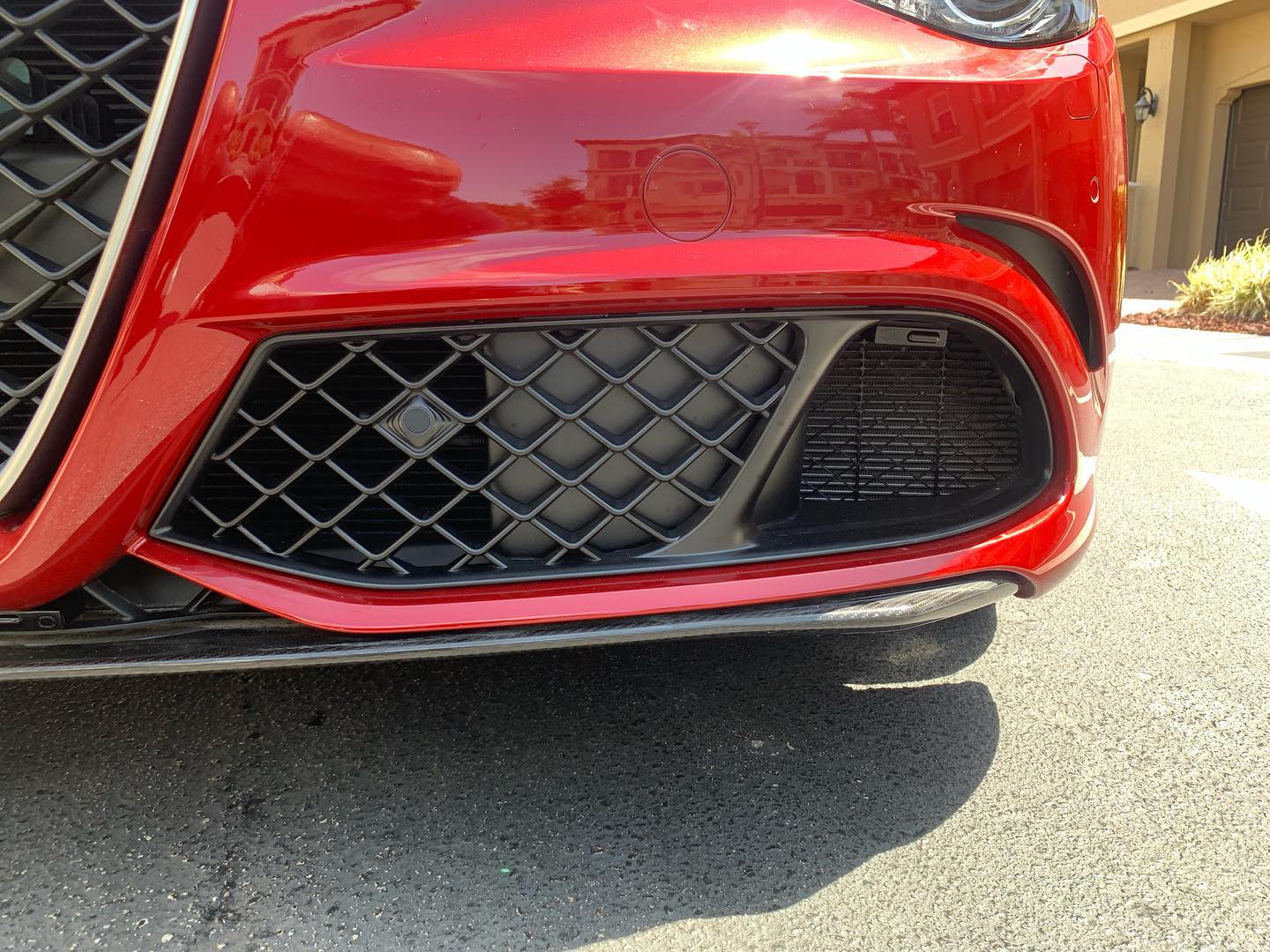 Custom K40 Laser Defuser Driver Side Installation on New 2019 Alfa Romeo Romeo Giulia Quadrifoglio in Boca Raton, FL