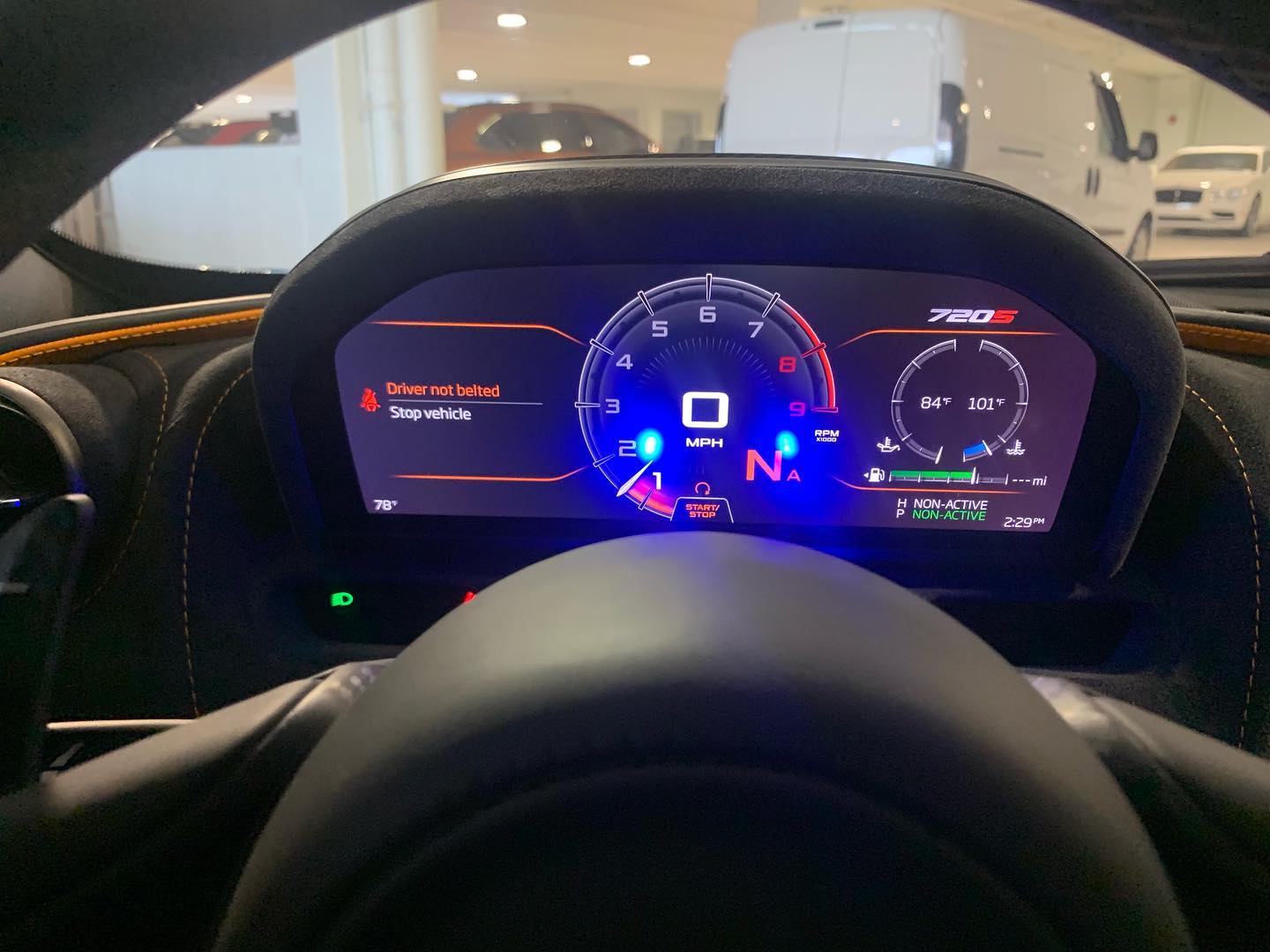 Custom K40 Police Radar Detector Alert LED's Installed on 2018 McLaren 720S in Boca Raton, FL