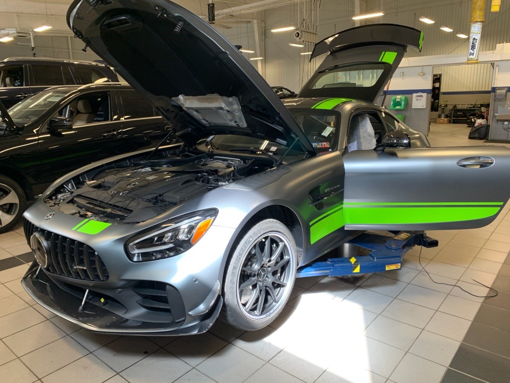 K40 Custom Radar and Laser Installation on a 2020 Mercedes Benz AMG GT-R Pro in Bryn Mawr, PA