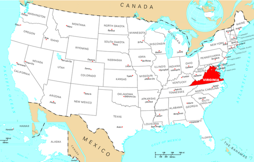 US Map and Radar Detector Laws | K40