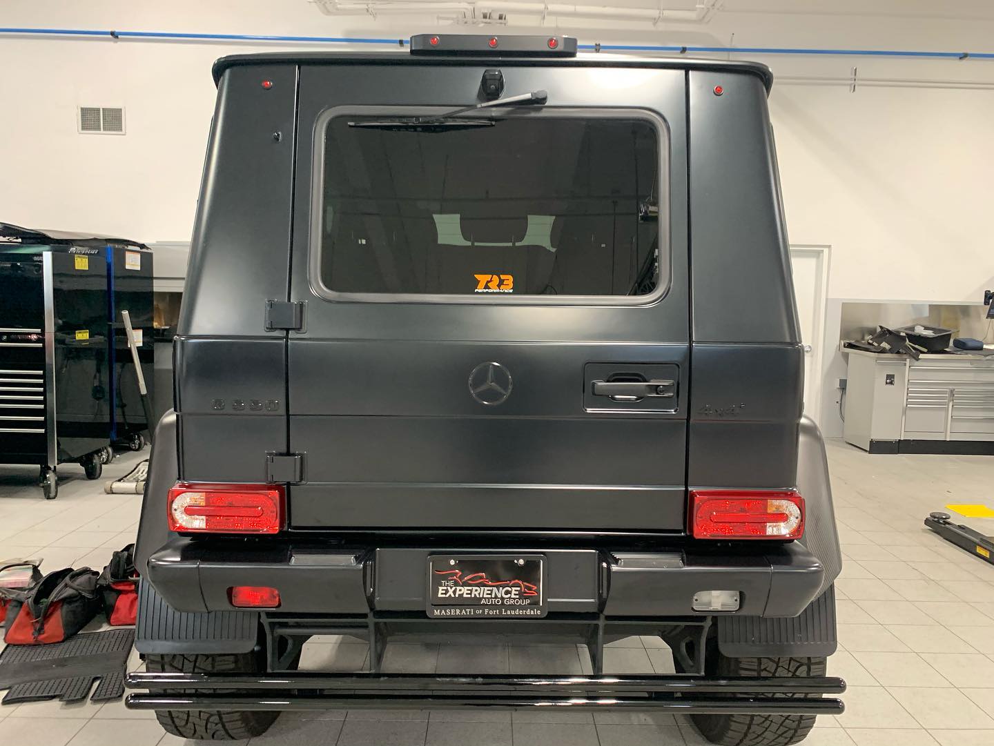K40 Custom radar & laser system on a 2018 Mercedes Benz G-Wagon 4x4 in Delray Beach, FL