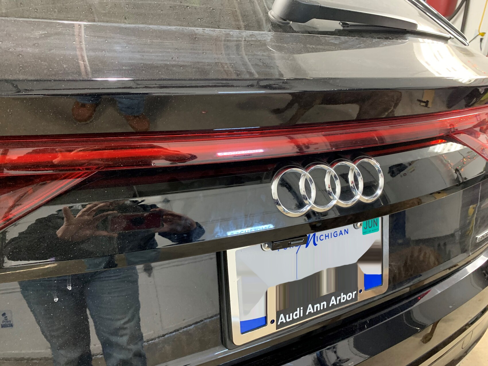K40 Hidden Laser Defusers on a 2019 Audi Q8 in Ann Arbor, MI