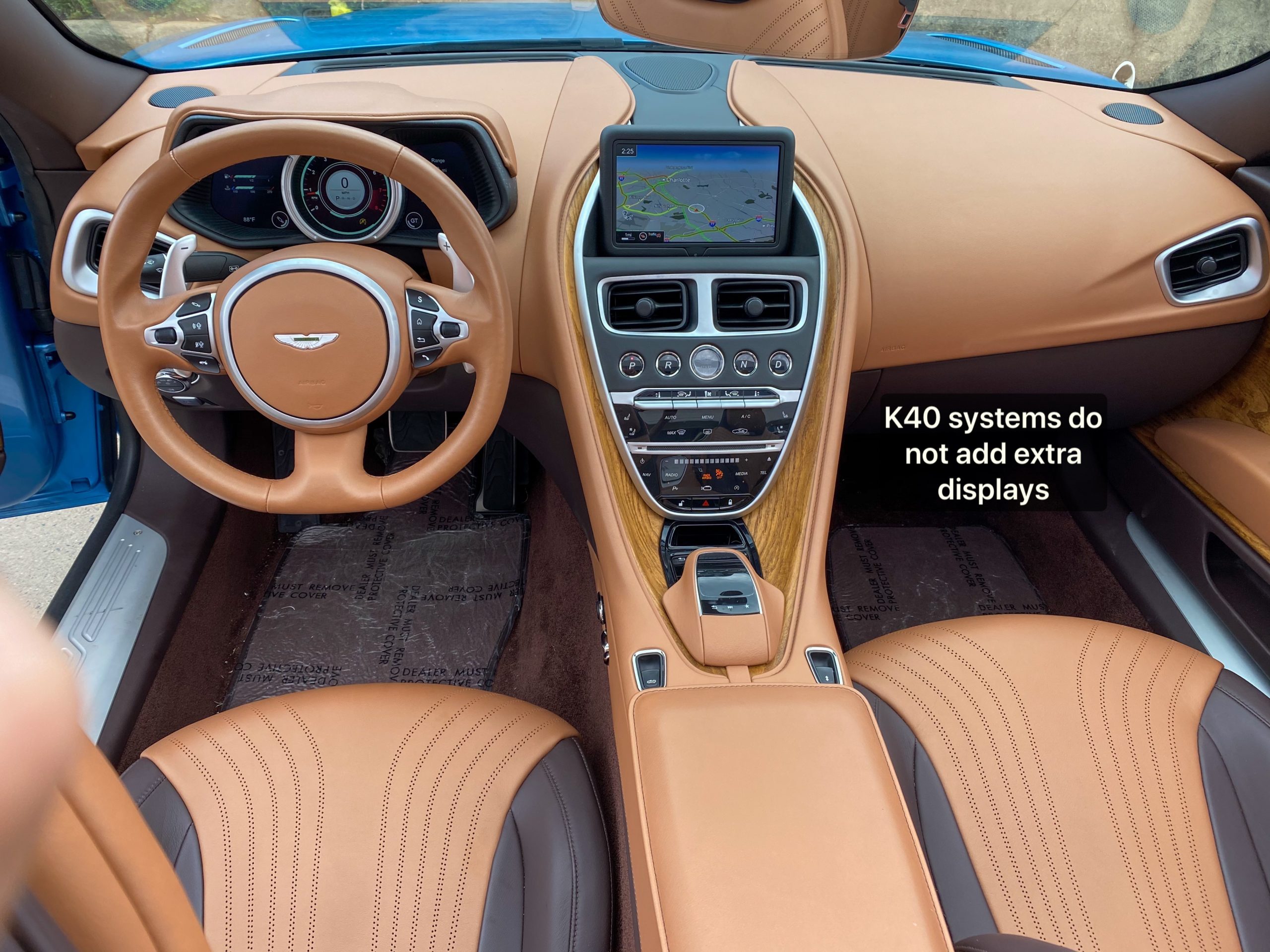 2020 Aston Martin interior