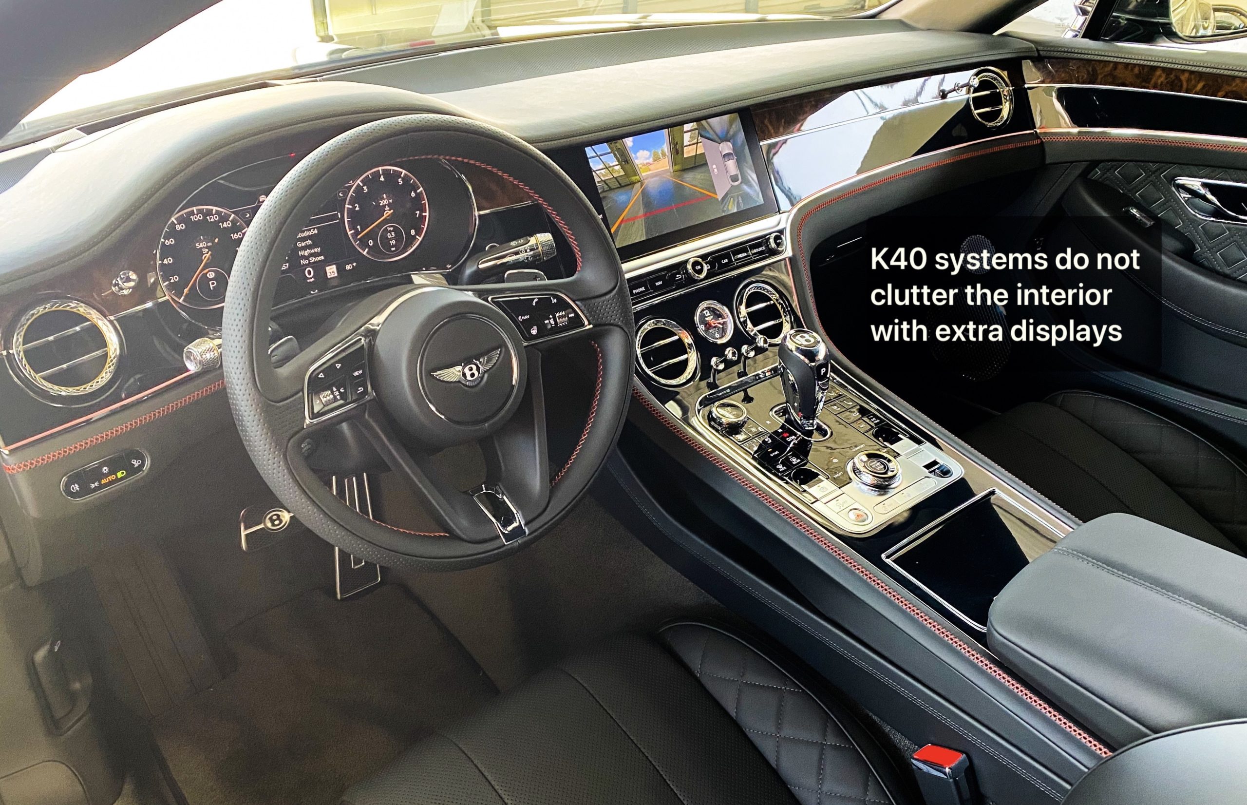 k40 radar detector on a 2020 Bentley Continental GT