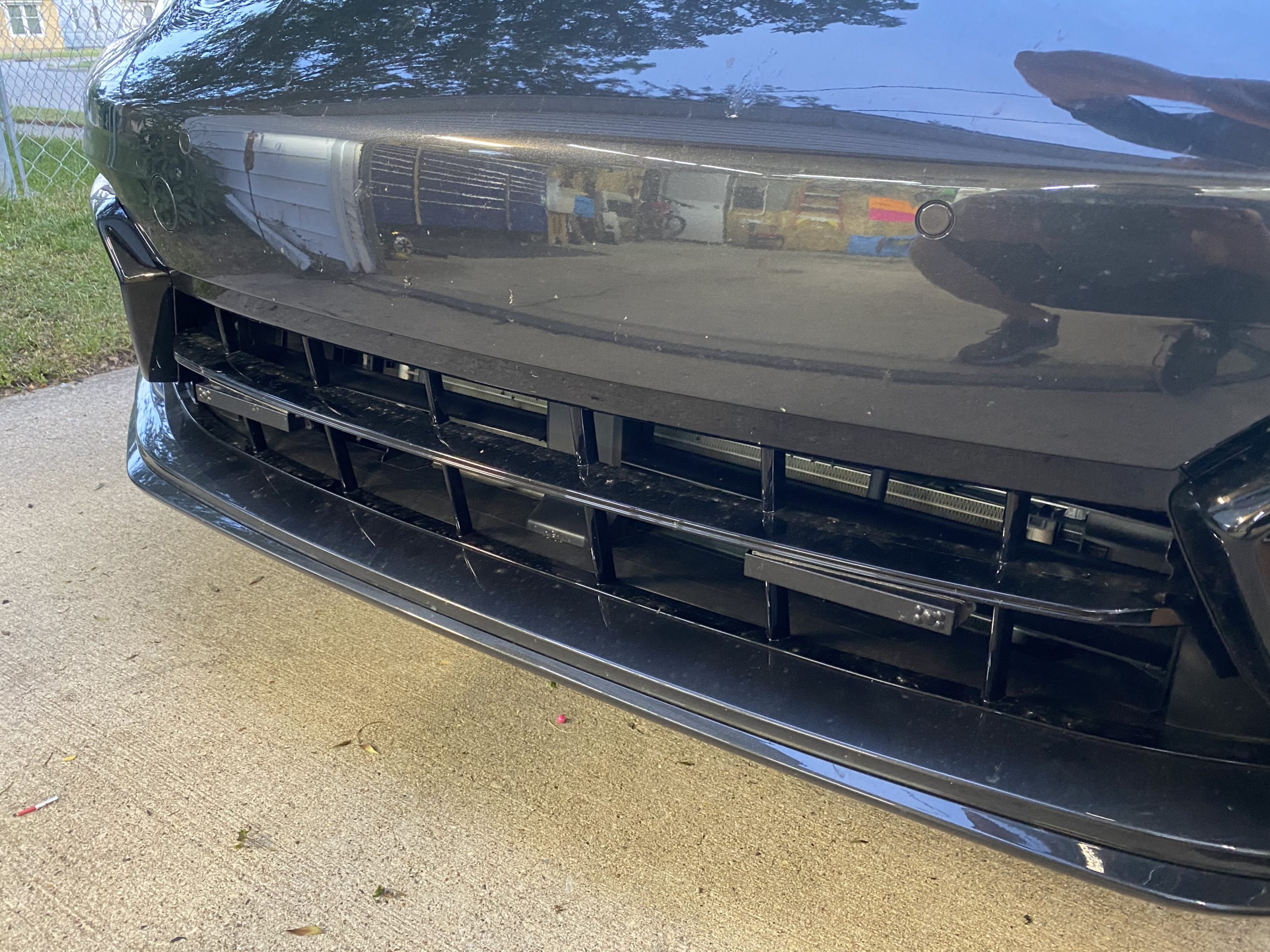 front k40 laser defusers on a 2019 Porsche Panamera GTS