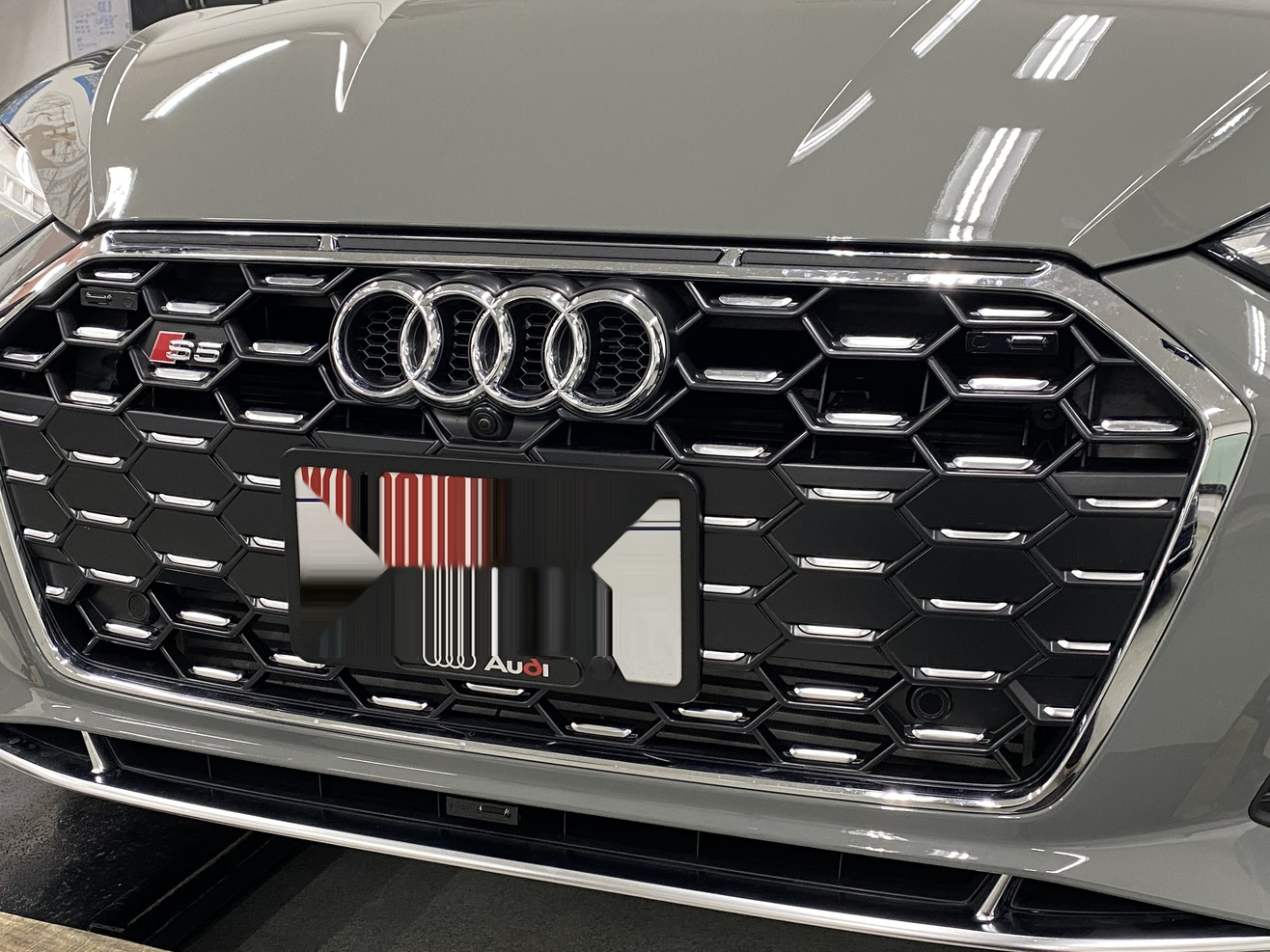 front k40 laser defusers on a 2020 Audi S5