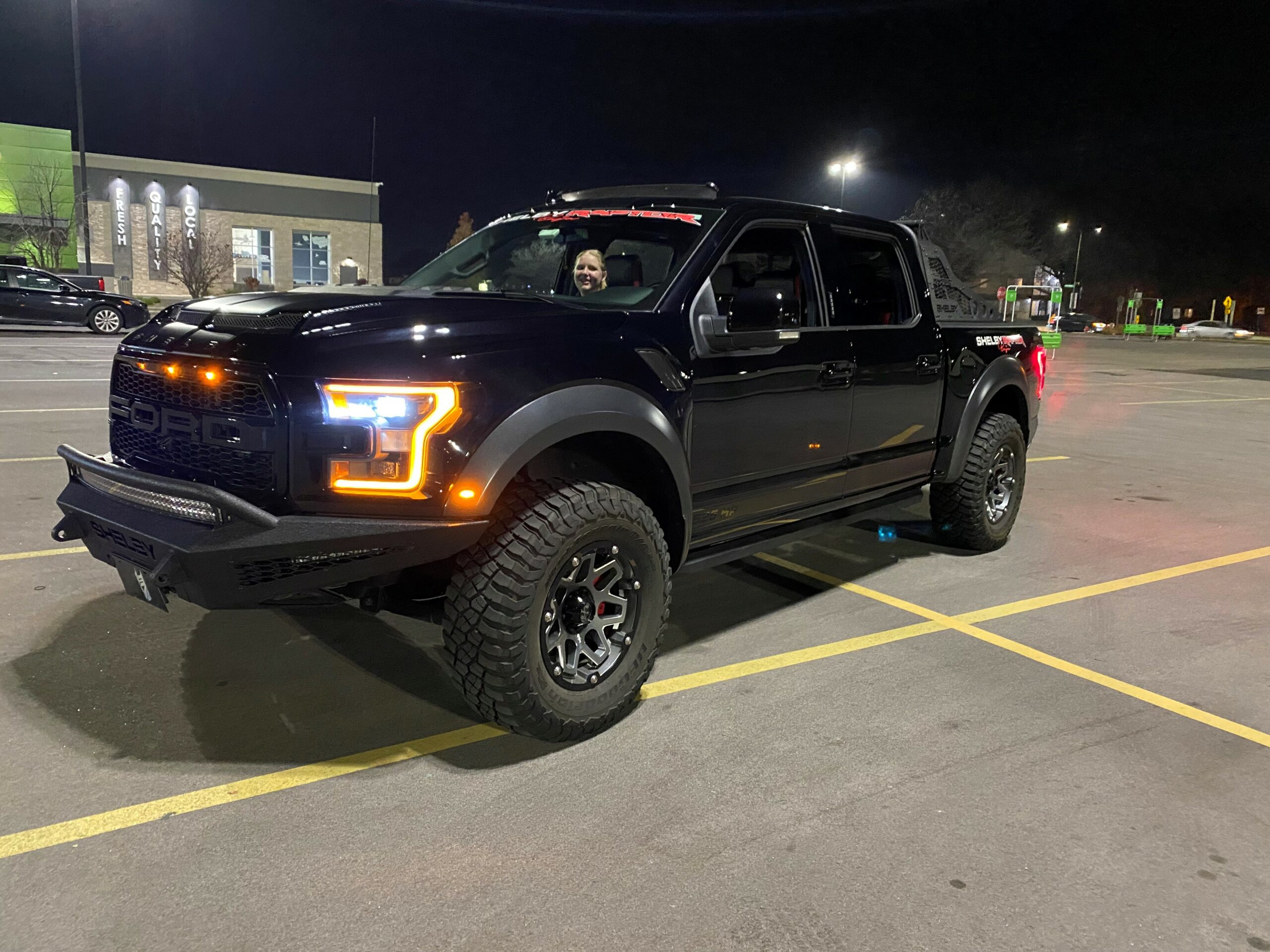 sideview of a 2020 ford f150 shelby raptor in milwaukee, wi