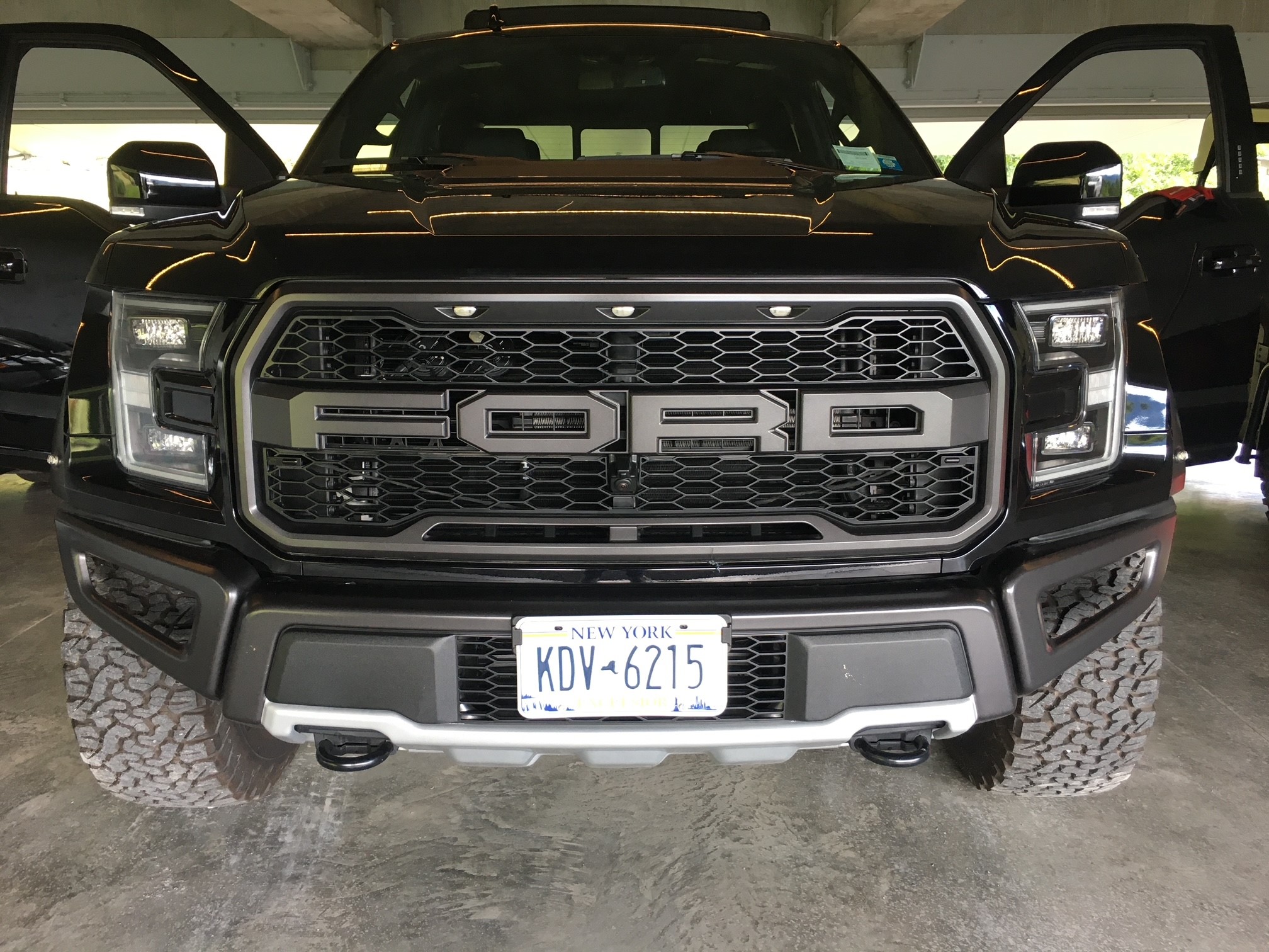 k40 front laser defusers on a 2021 ford raptor in new jersey