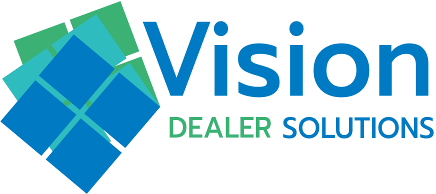 vision dealer solutions logo for car dealerships